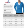 image:imageRoadbox Mens UPF 50 UV Sun Protection Hoodie Jacket Lightweight Full Zip Fishing Shirts for Hiking Running WorkoutBlue