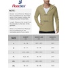 image:imageRoadbox Mens UPF 50 UV Sun Protection Hoodie Jacket Lightweight Full Zip Fishing Shirts for Hiking Running WorkoutKhaki