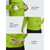 image:imageRoadbox Mens UPF 50 UV Sun Protection Hoodie Jacket Lightweight Full Zip Fishing Shirts for Hiking Running WorkoutLight Green