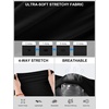 image:imageRoadbox Womens Compression Shirt Long Sleeve Quick Dry Athletic Base Layer Tops UPF 50 Running Workout Underscrub ShirtsBlack