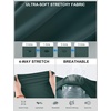 image:imageRoadbox Womens Compression Shirt Long Sleeve Quick Dry Athletic Base Layer Tops UPF 50 Running Workout Underscrub ShirtsDark Green