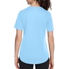 image:imageRoadbox Womens Workout Tops Short Sleeve UPF 50 Sun Protection Athletic Shirts Quick Dry Rash Guard for Gym Hiking Running02 Light Blue