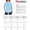 image:imageRoadbox Womens Workout Tops Short Sleeve UPF 50 Sun Protection Athletic Shirts Quick Dry Rash Guard for Gym Hiking Running02 Light Blue