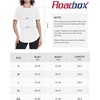 image:imageRoadbox Womens Workout Tops Short Sleeve UPF 50 Sun Protection Athletic Shirts Quick Dry Rash Guard for Gym Hiking Running03 White