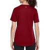 image:imageRoadbox Womens Workout Tops Short Sleeve UPF 50 Sun Protection Athletic Shirts Quick Dry Rash Guard for Gym Hiking Running08 Dark Red