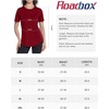 image:imageRoadbox Womens Workout Tops Short Sleeve UPF 50 Sun Protection Athletic Shirts Quick Dry Rash Guard for Gym Hiking Running08 Dark Red