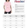 image:imageRoadbox Womens Workout Tops Short Sleeve UPF 50 Sun Protection Athletic Shirts Quick Dry Rash Guard for Gym Hiking Running09 Light Pink