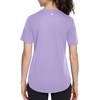 image:imageRoadbox Womens Workout Tops Short Sleeve UPF 50 Sun Protection Athletic Shirts Quick Dry Rash Guard for Gym Hiking Running10 Purple