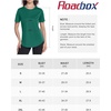 image:imageRoadbox Womens Workout Tops Short Sleeve UPF 50 Sun Protection Athletic Shirts Quick Dry Rash Guard for Gym Hiking Running13 Green