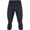image:imageRoadbox Mens 34 Compression Pants Running Workout Tights Leggings Sport Basketball Athletic Football Capri Base LayerDark Gray