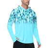 image:imageRoadbox Mens UPF 50 Sun Protection Hoodie UV Long Sleeve Fishing Shirts Outdoor Swim Hiking Running Workout Rash GuardSky Blue