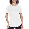 image:imageRoadbox Womens Workout Tops Short Sleeve UPF 50 Sun Protection Athletic Shirts Quick Dry Rash Guard for Gym Hiking Running03 White