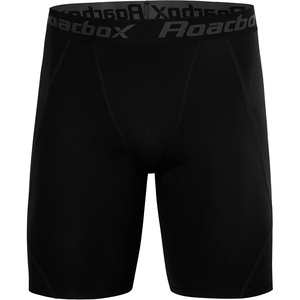 image:imageRoadbox Mens Compression Shorts Performance Running Spandex Shorts Workout Athletic Underwear Base Layer for Sports GymBlack