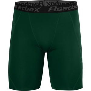 image:imageRoadbox Mens Compression Shorts Performance Running Spandex Shorts Workout Athletic Underwear Base Layer for Sports GymDark Green