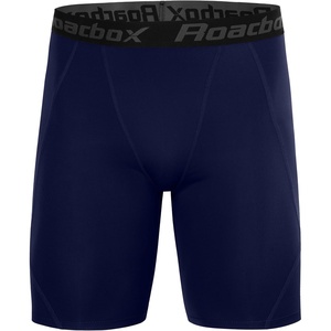 image:imageRoadbox Mens Compression Shorts Performance Running Spandex Shorts Workout Athletic Underwear Base Layer for Sports GymNavy Blue