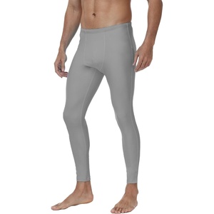 image:imageRoadbox Mens Swim PantsQuick Dry Athletic Compression Long Running LeggingsUPF 50 Surfing Tights for Water SwimmingLight Grey