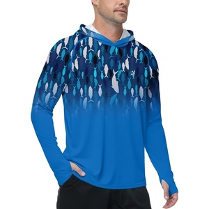 image:imageRoadbox Mens UPF 50 Sun Protection Hoodie UV Long Sleeve Fishing Shirts Outdoor Swim Hiking Running Workout Rash GuardDark Blue