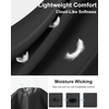 image:imageRoadbox Mens UPF 50 Sun Hoodie Full Zip Long Sleeve Lightweight Jacket UV Protection Shirt for Outdoor Fishing Hiking1 Black