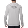 image:imageRoadbox Mens UPF 50 Sun Hoodie Full Zip Long Sleeve Lightweight Jacket UV Protection Shirt for Outdoor Fishing Hiking3 Light Gray