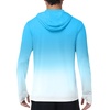 image:imageRoadbox Mens UPF 50 Sun Hoodie Full Zip Long Sleeve Lightweight Jacket UV Protection Shirt for Outdoor Fishing Hiking6 Blue White Ombre