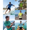 image:imageRoadbox Mens Rash Guard Short Sleeve UPF 50 UV Sun Protection Swim Shirts Quick Dry Lightweight Water Surf Beach TShirtBright Yellow