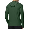 image:imageRoadbox Mens UPF 50 UV Sun Protection Hoodie Jacket Lightweight Full Zip Fishing Shirts for Hiking Running WorkoutMint Green
