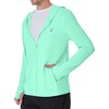 image:imageRoadbox Mens UPF 50 Sun Protection Hoodie Jacket Lightweight Zip Fishing Hiking UV Shirts with Pockets and ThumbholesGreen