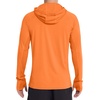 image:imageRoadbox Mens UPF 50 Sun Protection Hoodie Long Sleeve Fishing Shirt with Mask Lightweight UV SPF Hooded for Hiking RunningElectric Orange