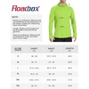 image:imageRoadbox Mens UPF 50 Sun Protection Hoodie Long Sleeve Fishing Shirt with Mask Lightweight UV SPF Hooded for Hiking RunningLime Green
