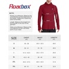 image:imageRoadbox Mens UPF 50 Sun Protection Hoodie Long Sleeve Fishing Shirt with Mask Lightweight UV SPF Hooded for Hiking RunningTomato Red