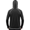 image:imageRoadbox UPF 50 Fishing Shirts for Men Long Sleeve UV Sun Hoodie with Mask Outdoor Swim Hiking Running Workout Rash GuardBlack