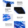 image:imageRoadbox Boys Swim Jammers Quick Dry Youth Competitive Swimsuit UPF 50 Bathing Kids Athletic Compression Swimming ShortsOcean Printblue Pink