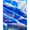 image:imageRoadbox Boys Swim Jammers Quick Dry Youth Competitive Swimsuit UPF 50 Bathing Kids Athletic Compression Swimming ShortsOcean Printblue Pink