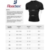 image:imageRoadbox Mens Compression Shirt Short Sleeve Athletic Workout Quick Dry Undershirts Cooling Base Layer for Running Gym02 Black