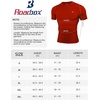 image:imageRoadbox Mens Compression Shirt Short Sleeve Athletic Workout Quick Dry Undershirts Cooling Base Layer for Running Gym03 Red