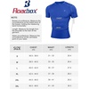 image:imageRoadbox Mens Compression Shirt Short Sleeve Athletic Workout Quick Dry Undershirts Cooling Base Layer for Running Gym04 Royal Blue