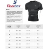image:imageRoadbox Mens Compression Shirt Short Sleeve Athletic Workout Quick Dry Undershirts Cooling Base Layer for Running Gym06 Dark Gray