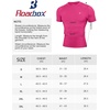 image:imageRoadbox Mens Compression Shirt Short Sleeve Athletic Workout Quick Dry Undershirts Cooling Base Layer for Running Gym12 Light Red