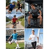image:imageRoadbox Mens Compression Shirt Short Sleeve Athletic Workout Quick Dry Undershirts Cooling Base Layer for Running Gym12 Light Red