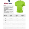image:imageRoadbox Mens Compression Shirt Short Sleeve Athletic Workout Quick Dry Undershirts Cooling Base Layer for Running Gym13 Green