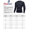 image:imageRoadbox Mens Compression Shirts Long Sleeve UPF 50 Base Layer Undershirts Cool Dry Workout Gym Tops for Running Football04 Dark Blue