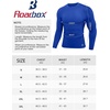image:imageRoadbox Mens Compression Shirts Long Sleeve UPF 50 Base Layer Undershirts Cool Dry Workout Gym Tops for Running Football06 Royal Blue