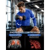 image:imageRoadbox Mens Compression Shirts Long Sleeve UPF 50 Base Layer Undershirts Cool Dry Workout Gym Tops for Running Football06 Royal Blue