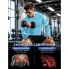 image:imageRoadbox Mens Compression Shirts Long Sleeve UPF 50 Base Layer Undershirts Cool Dry Workout Gym Tops for Running Football10 Sky Blue