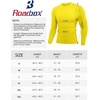 image:imageRoadbox Mens Compression Shirts Long Sleeve UPF 50 Base Layer Undershirts Cool Dry Workout Gym Tops for Running Football12 Golden Yellow