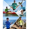 image:imageRoadbox Mens UPF 50 Swim Shirts Long Sleeve UV Sun Protection Rash Guard Quick Dry SPF TShirt for Beach Surfing FishingBright Yellow
