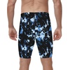 image:imageRoadbox Swim Jammers for Men Athletic Swimsuit for Training Racing Quick Dry Endurance Competitive Swimming Shorts UPF 50Glitch Camo  Blue