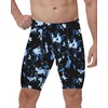 image:imageRoadbox Swim Jammers for Men Athletic Swimsuit for Training Racing Quick Dry Endurance Competitive Swimming Shorts UPF 50Glitch Camo  Blue
