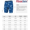 image:imageRoadbox Swim Jammers for Men Athletic Swimsuit for Training Racing Quick Dry Endurance Competitive Swimming Shorts UPF 50Palm Leaf  Blue