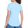 image:imageRoadbox Womens UPF 50 Sun Protection Shirts Moisture Wicking Short Sleeve Rash Guard Athletic Running Workout TopsA02 Light Blue